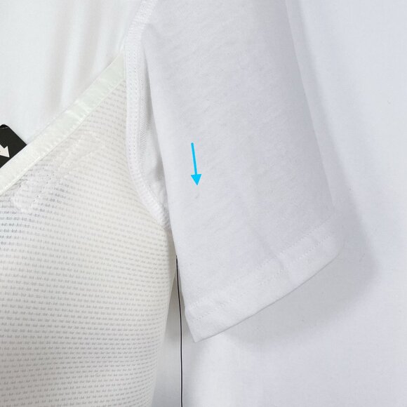 5.11 Cams Short Sleeve Base Layer Shirt Carry Conceal Padded 41222 Size XL White - Picture 6 of 16